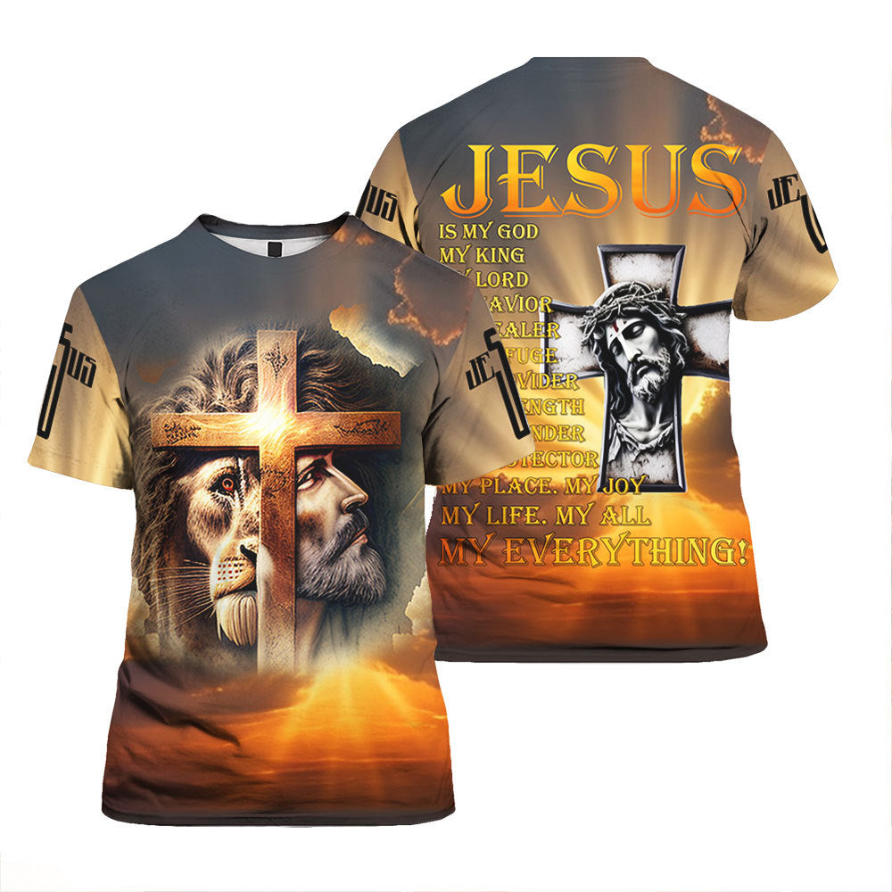 Jesus Is My King My Lord My Savior T Shirt For Men & Women