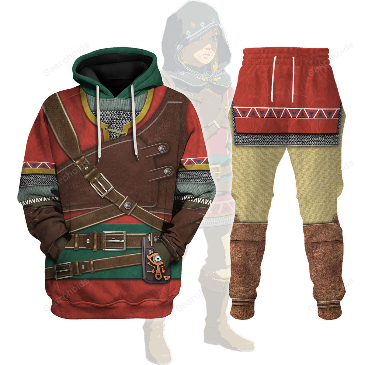 Avis89 Hylian Armor Hoodie Sweatshirt Sweatpants