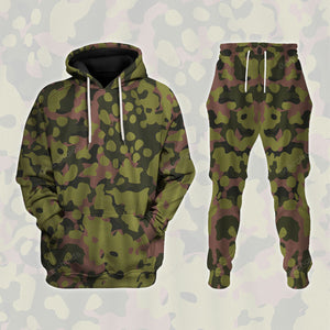 Waffen SS Type II M42 Oakleaf A Smock Dark Variant Hoodie Sweatshirt Sweatpants