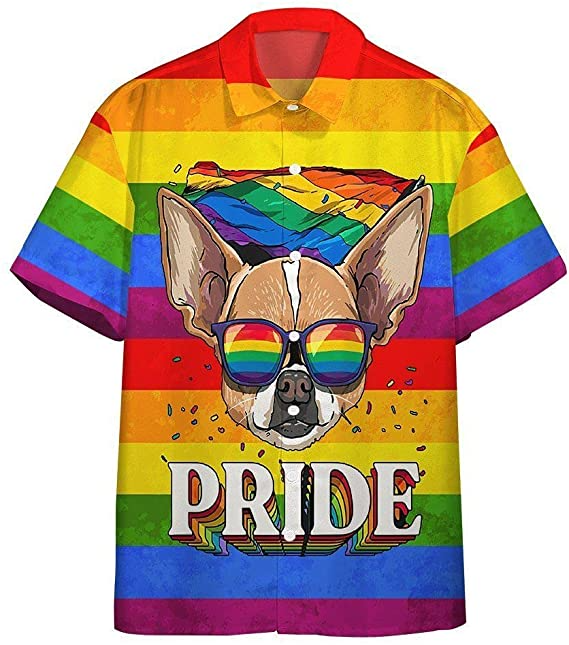 Pride 3D Dog All Over Printed Lgbt - Hawaiian Shirt