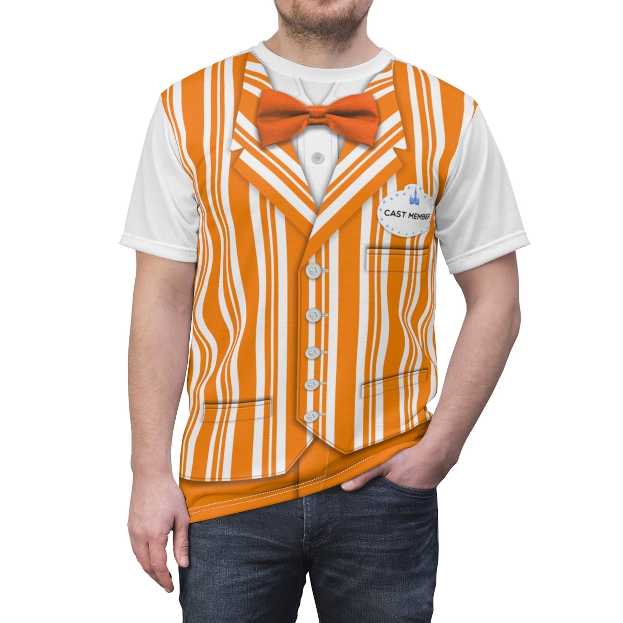 Orange The Dapper Dans Costume Cosplay T-shirt For Men