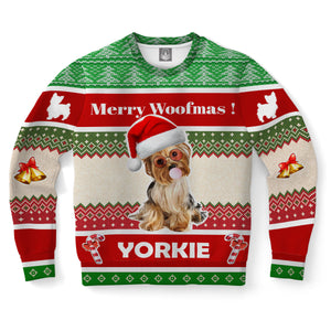 Yorkshire Terrier Dog Ugly Christmas Sweater