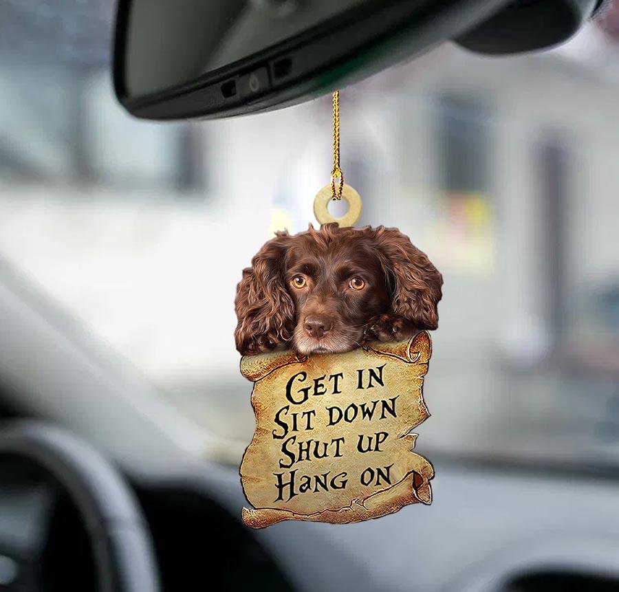 Boykin Spaniel Get In Two Sided Ornament - Gift For Dog Lover