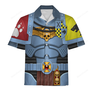 Warhammer Space Wolves Captain - Costume Cosplay Hawaiian Shirt WHHS163