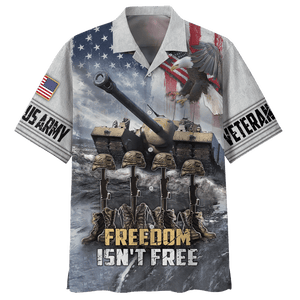 Army Cannon, Freedom Isn'T Free - Hawaiian Shirt