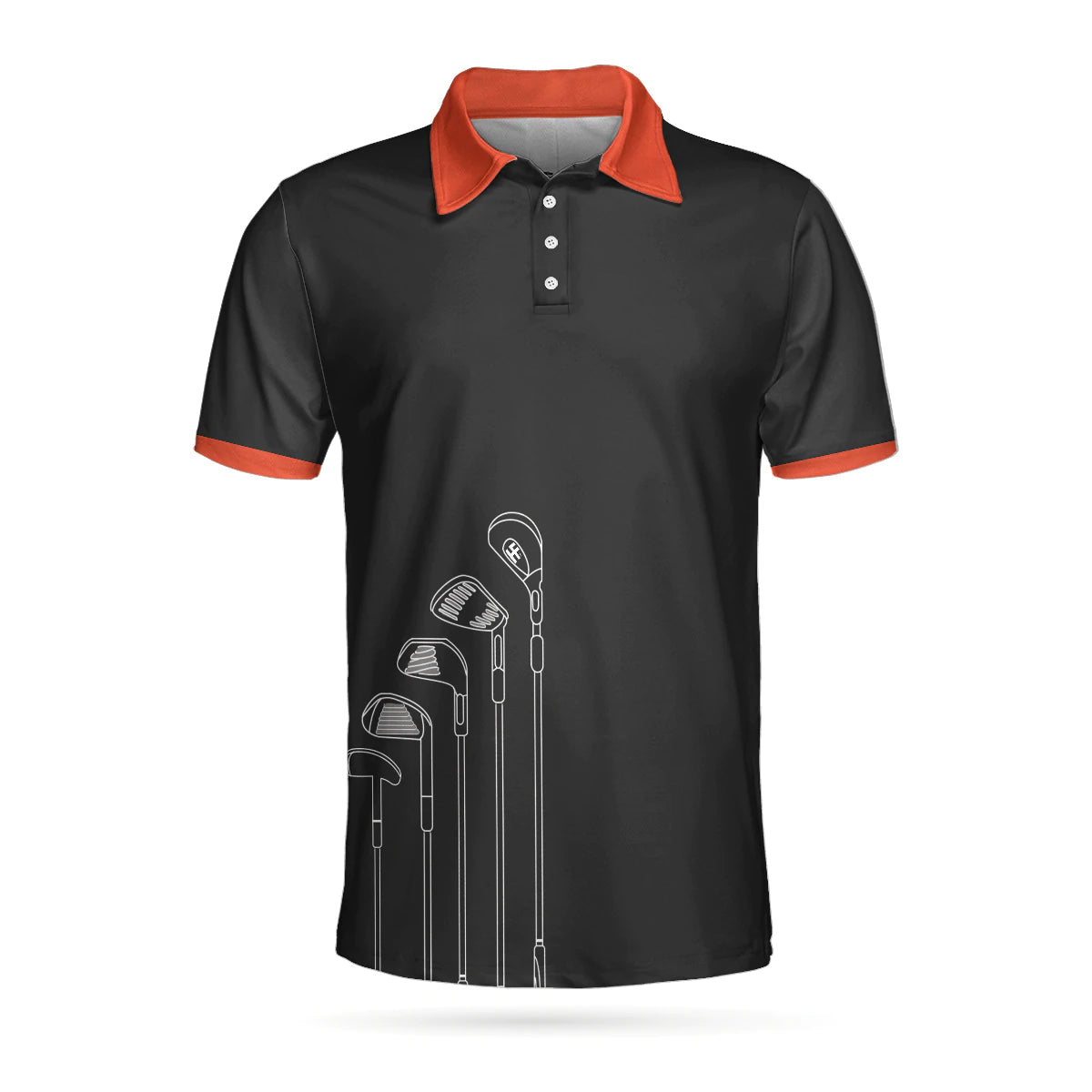 Life Is Full Of Important Choices Clubs Black Golfing Best Golf Polo Shirt For Men