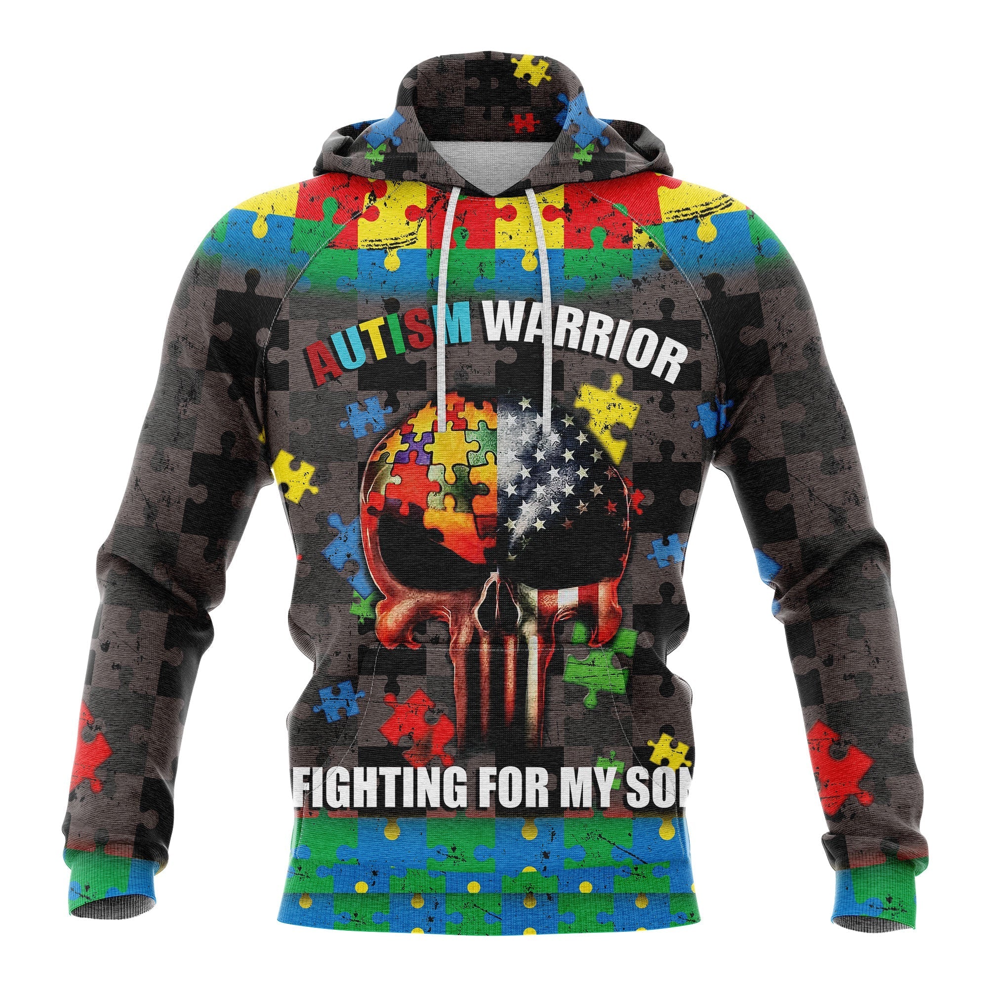 Autism Warrior Fighting For My Son - Hoodie