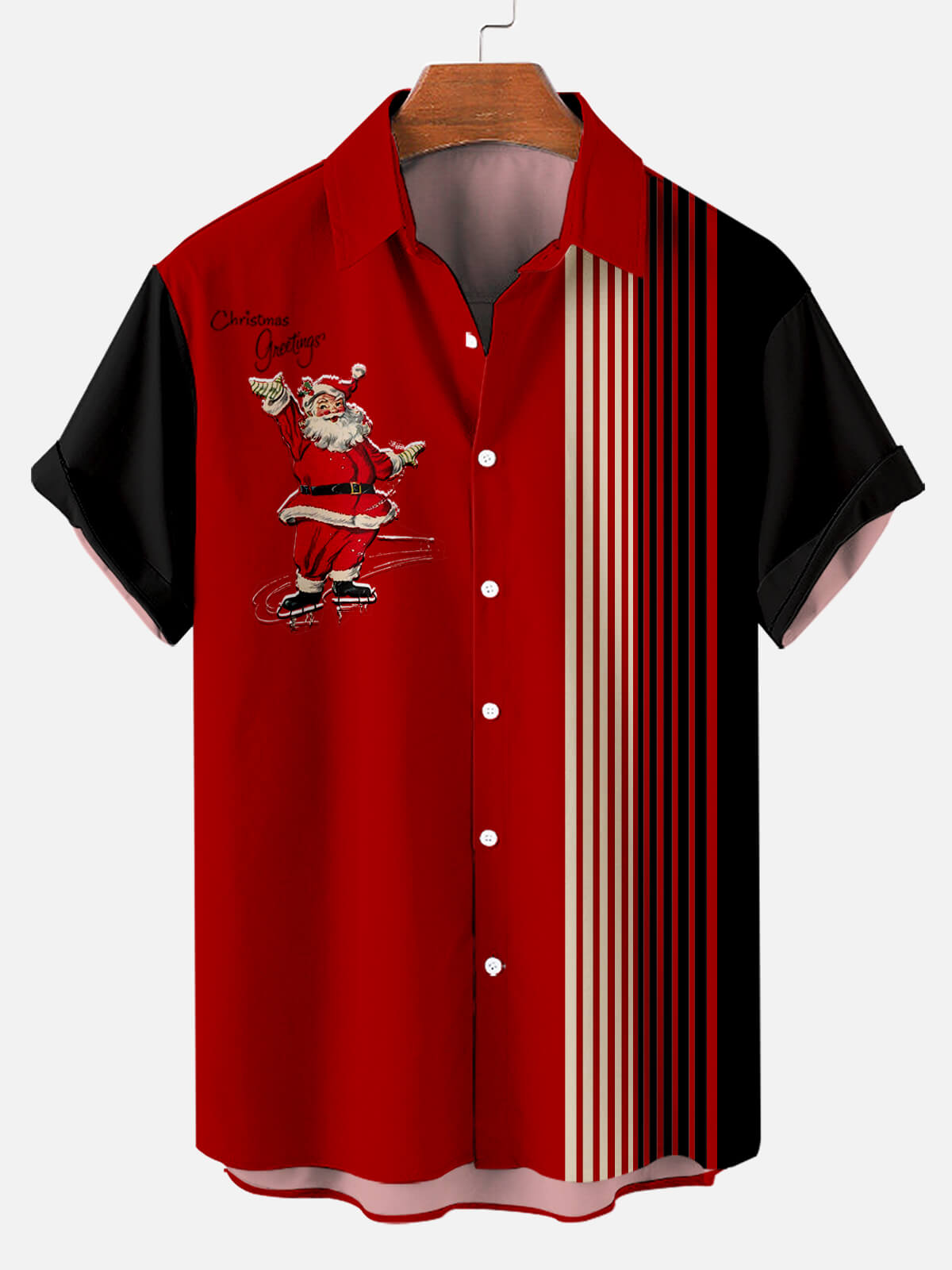 Christmas Greeting Santa - For Men And Women - Hawaiian Shirt