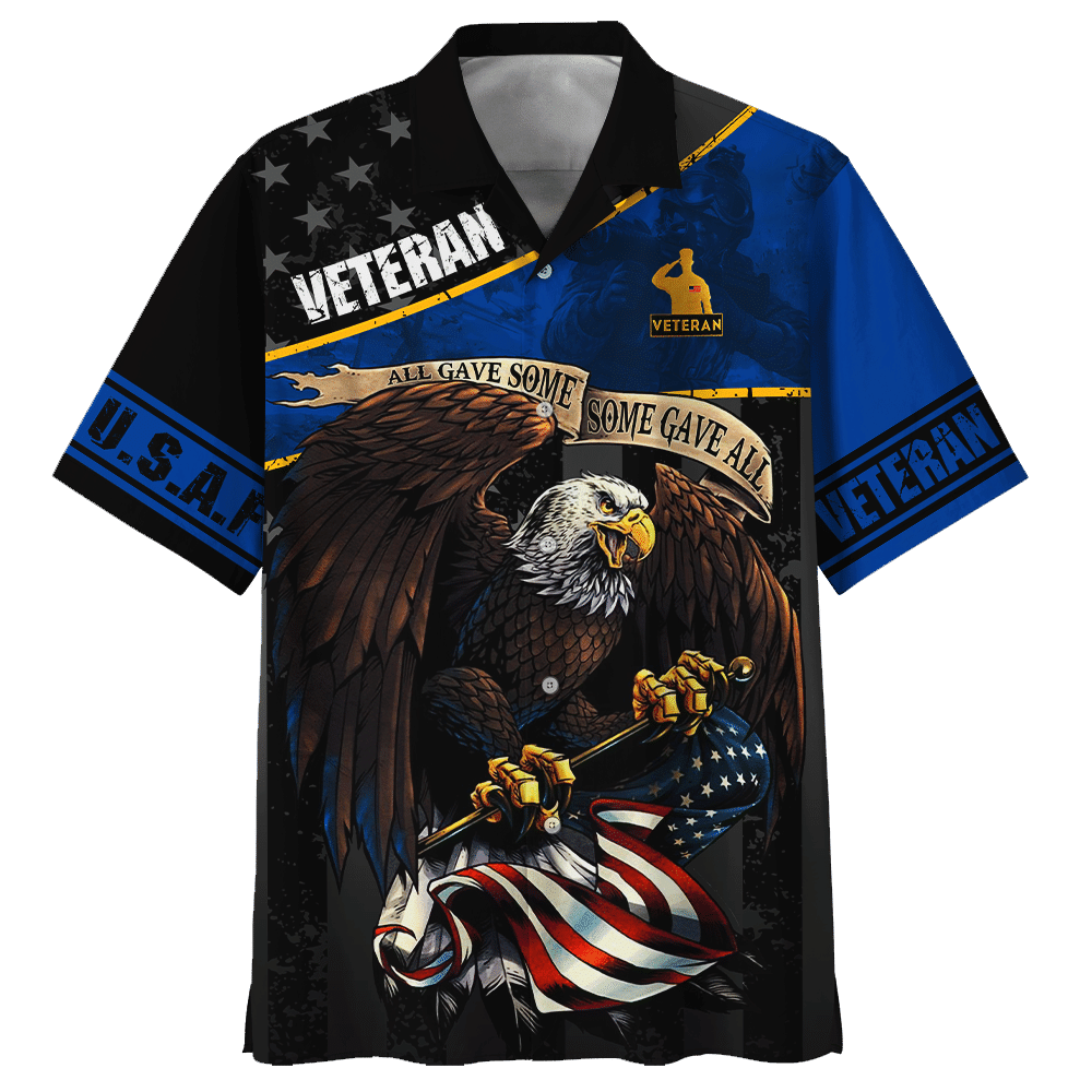 Veteran Army Some Gave All Eagle - Hawaiian Shirt