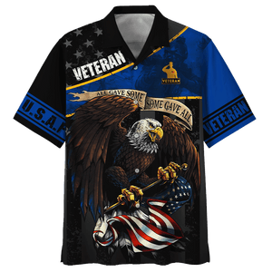 Veteran Army Some Gave All Eagle - Hawaiian Shirt