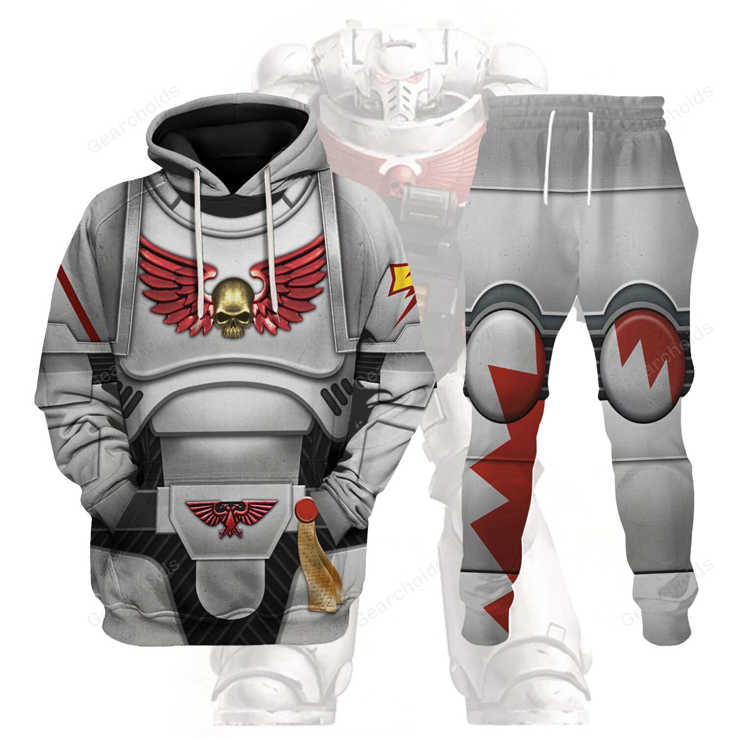 Warhammer Space Marines White Scars - Fandom Hoodie Sweatshirt Sweatpants WHHS28