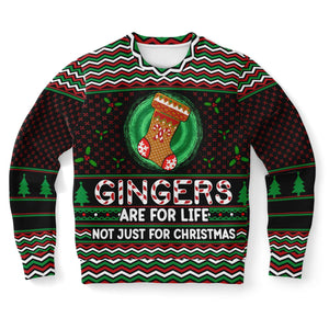 Ginger Are For Life Not Just For Christmas Ugly Sweater