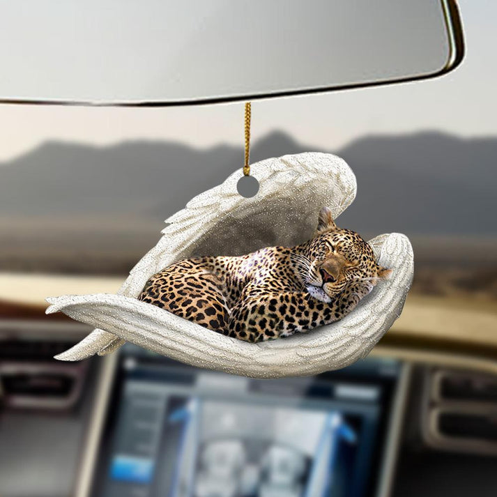 Jaguar Sleeping Angel Ornament - Gift For Animal Lovers