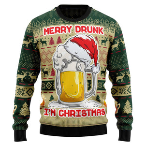 Merry Drunk Christmas Ugly Sweater