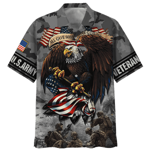 Army All Gave Some Some Gave All Eagle With Soldiers - Hawaiian Shirt