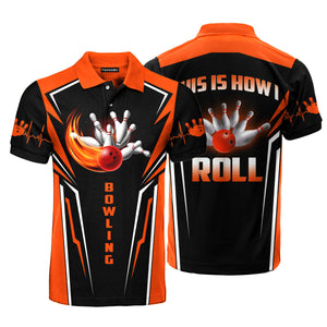 Bowling Lover This Is How I Roll Polo Shirt For Men