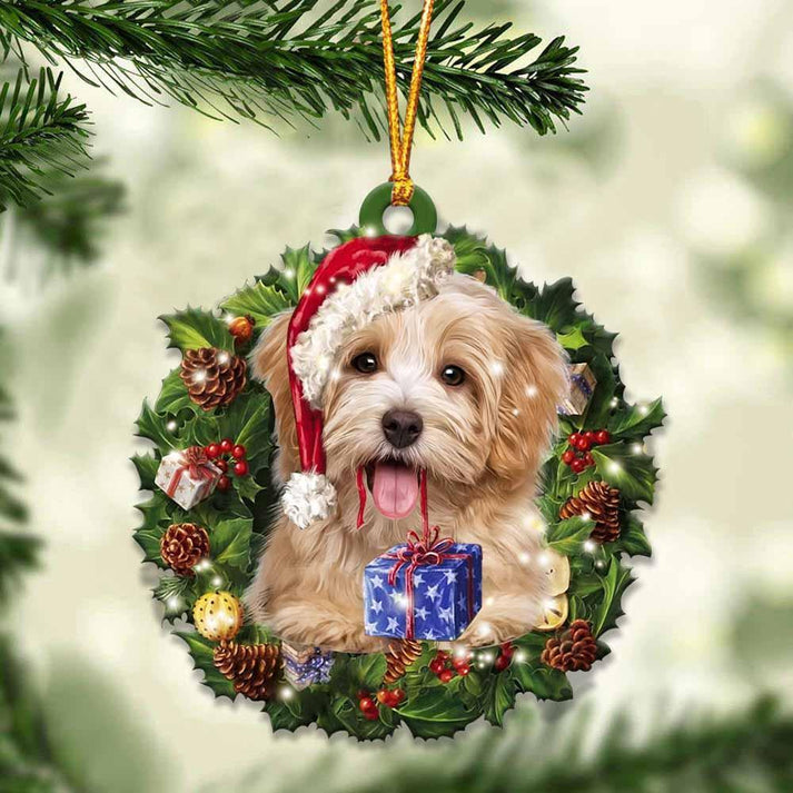 Havanese And Christmas Ornament - Gift For Dog Lover