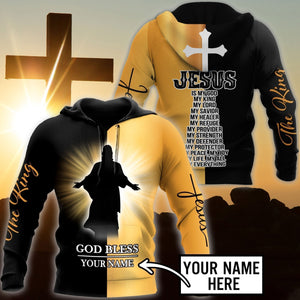 Christian Jesus Yellow - Personalized Hoodie 