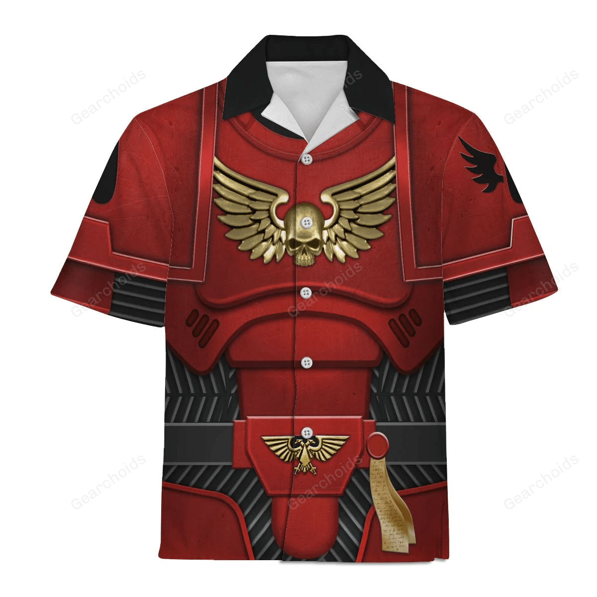 Warhammer Space Marines Blood Angels V2 - Costume Cosplay Hawaiian Shirt WHHS59