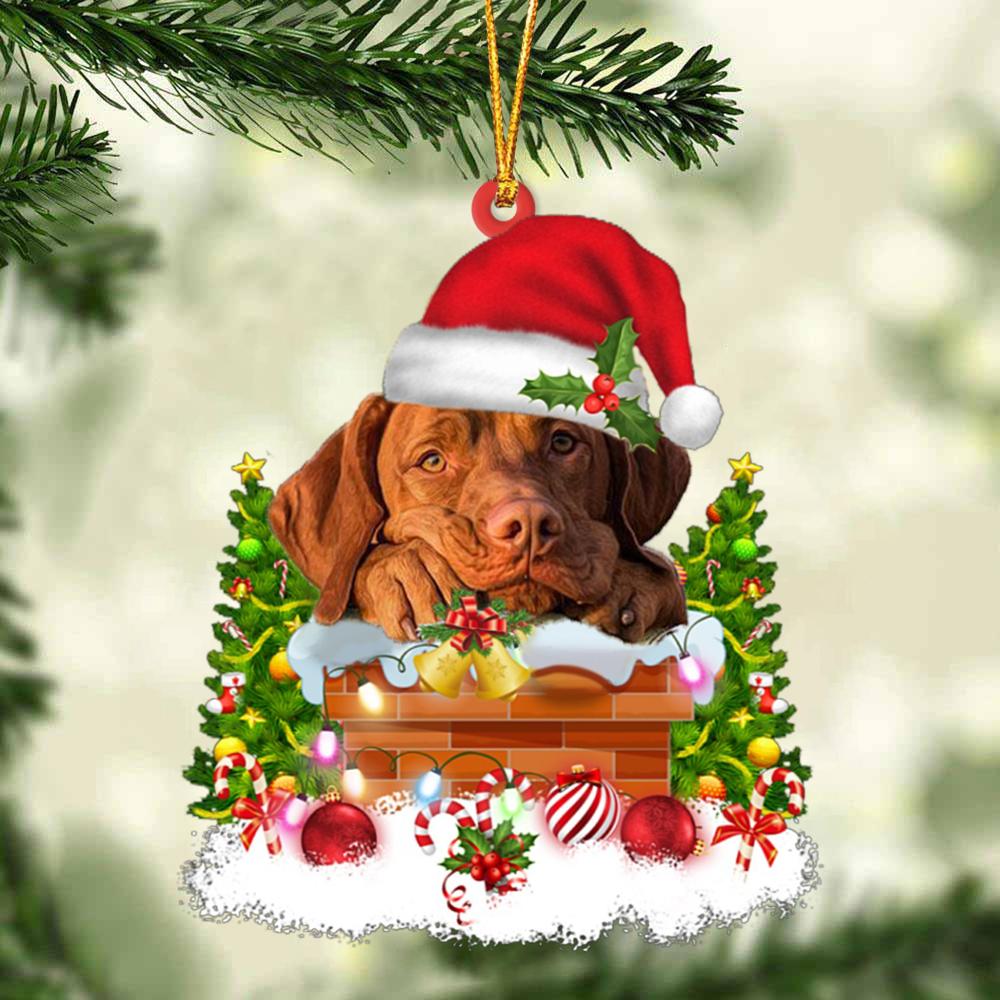 Vizsla And Christmas Ornament - Gift For Dog Lover