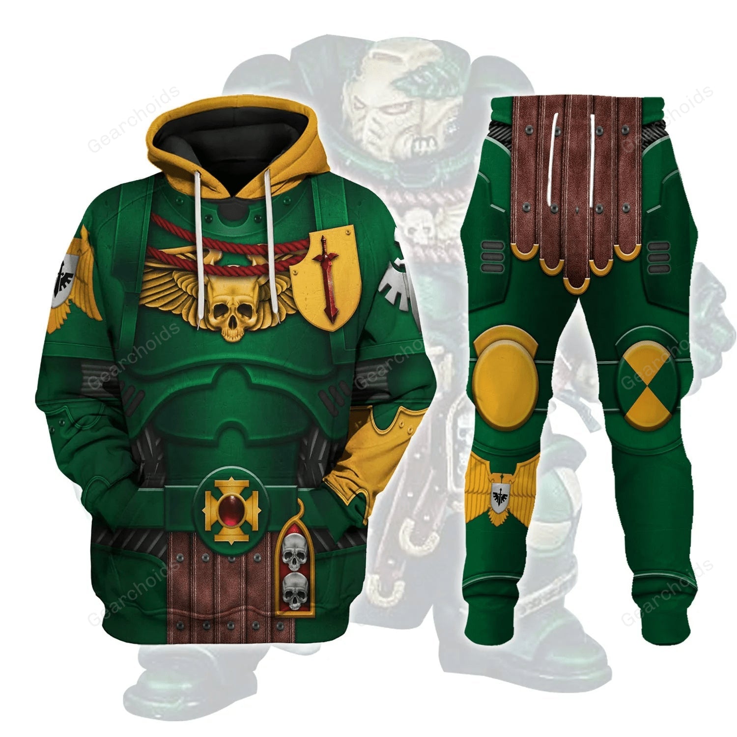 Warhammer Dark Angels Captain - Fandom Hoodie Sweatshirt Sweatpants