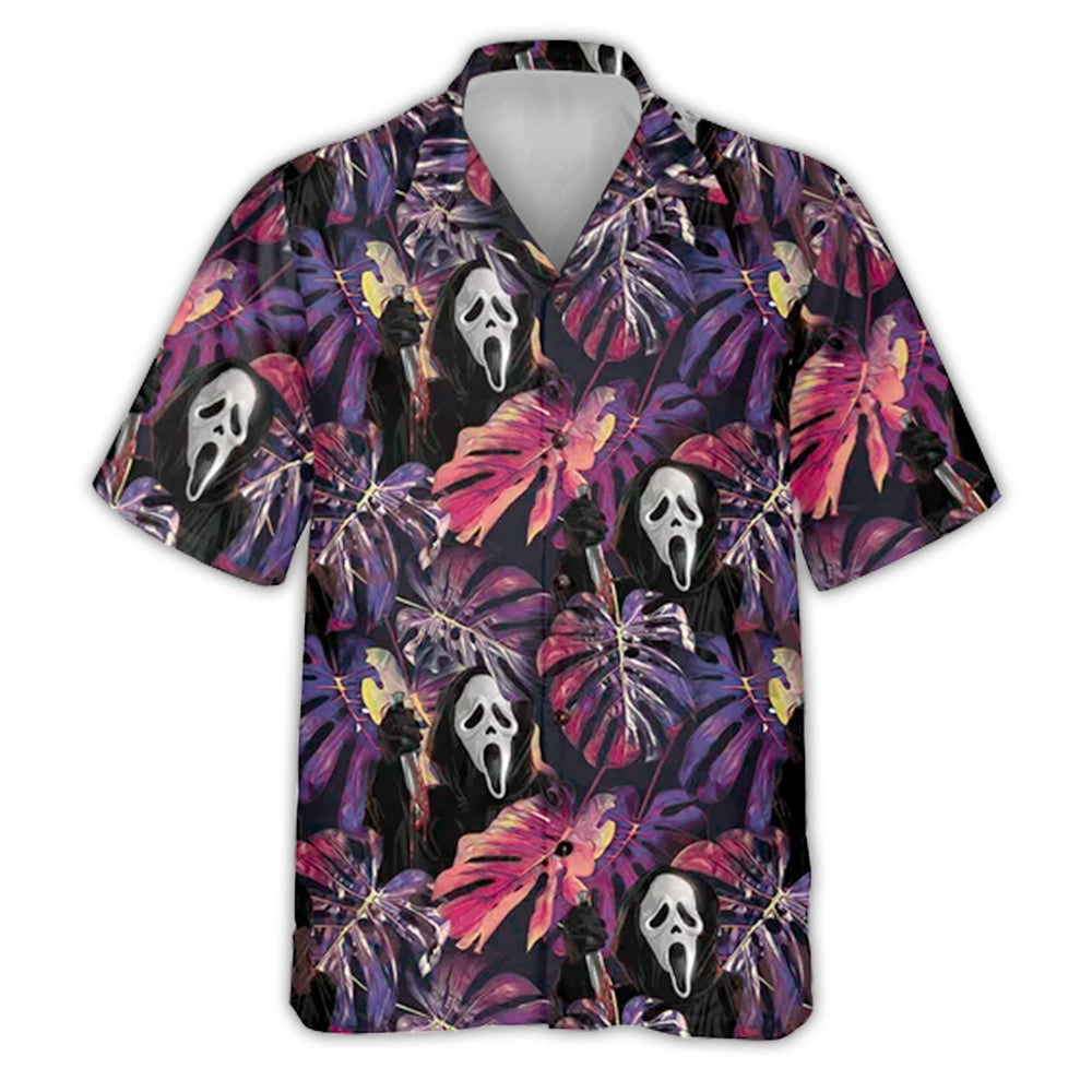 Halloween Ghostface Movies Tropical Style - Hawaiian Shirt