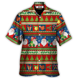 Christmas Santa Claus Happy Xmas - Hawaiian Shirt