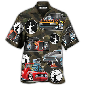 Hunting I Like Hot Rods And Hunting - Gift For Hunting Lovers - Hawaiian Shirt