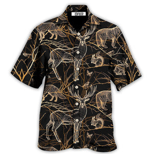 Hunting Dark Art Style - Gift For Hunting Lovers - Hawaiian Shirt