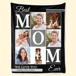 Custom Photo We Will Always Be Connected Mom Version - Gift For Mom - Personalized Blanket