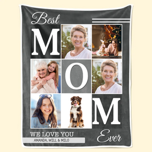 Custom Photo We Will Always Be Connected Mom Version - Gift For Mom - Personalized Blanket