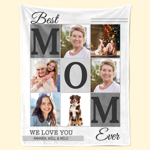 Custom Photo We Will Always Be Connected Mom Version - Gift For Mom - Personalized Blanket