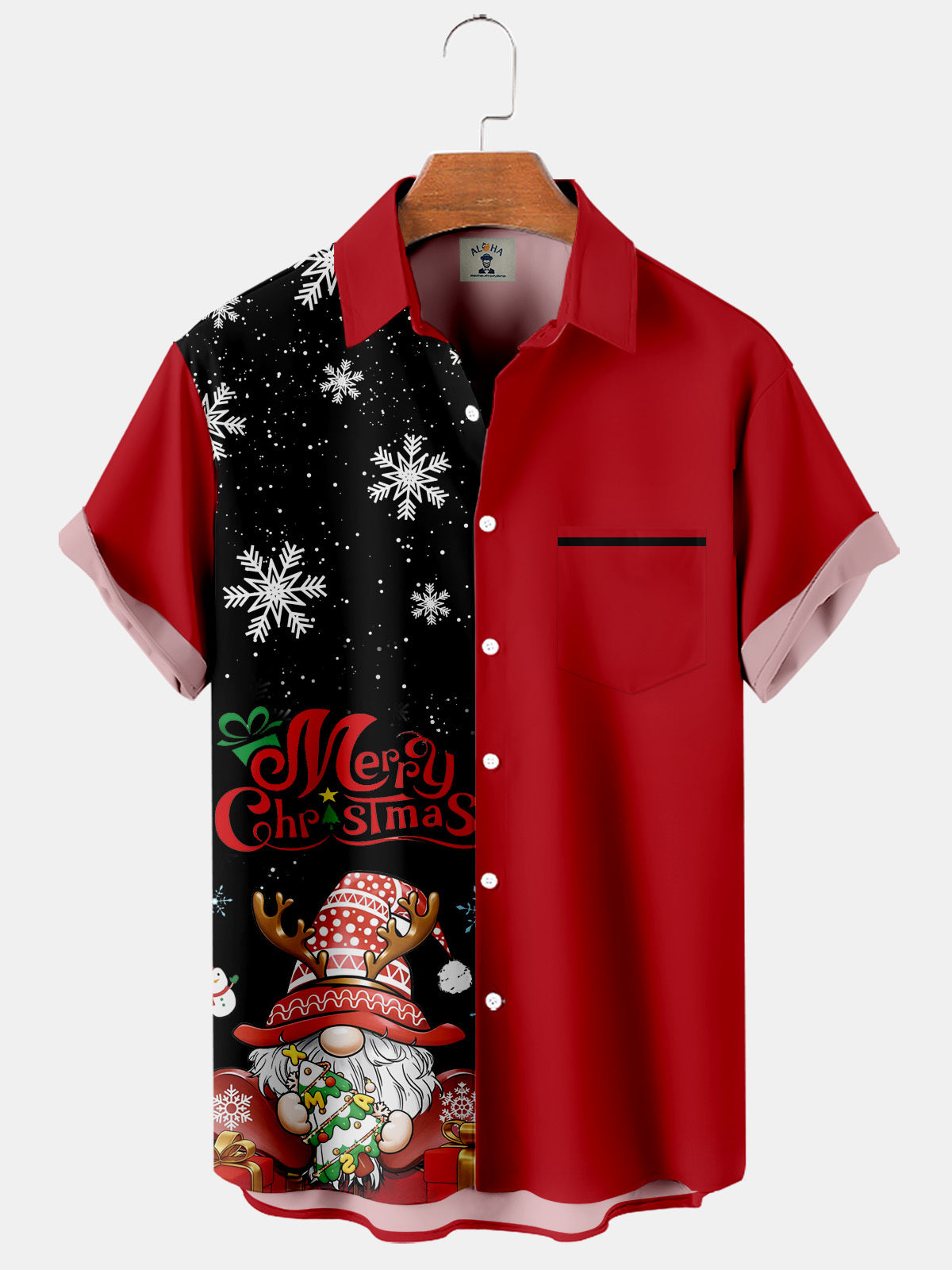 Christmas Snowflake Elf - Hawaiian Shirt