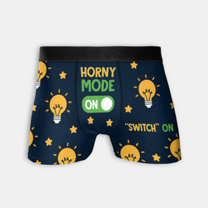 Custom Photo Only You Can Turn This Switch On - Gift For Husband, Boyfriend - Personalized Men's Boxer Briefs