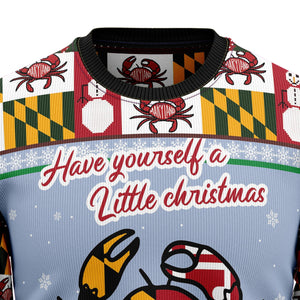 Maryland Symbols Christmas Ugly Christmas Sweater