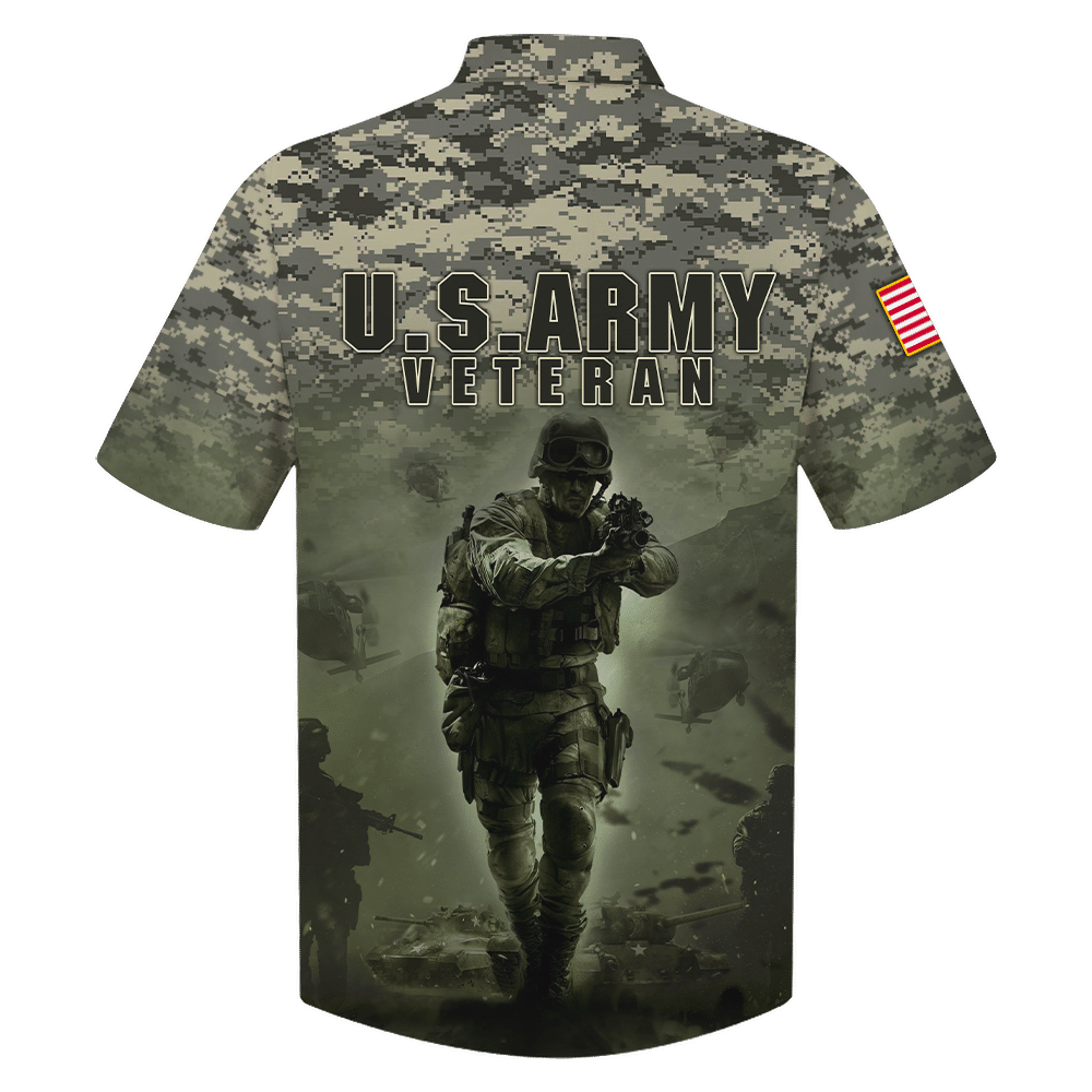 Us Amry Brave Soldier - Hawaiian Shirt