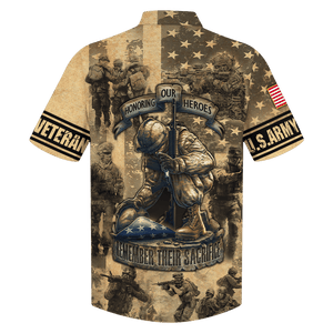 Army Eagle All Gave Some Some Gave - Hawaiian Shirt