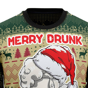 Merry Drunk Christmas Ugly Sweater