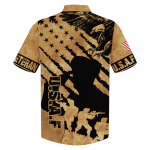 Air Force U.S.A.F Soldier Veteran - Hawaiian Shirt