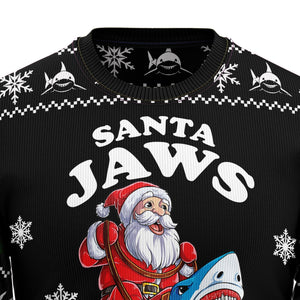 Santa Jaws Christmas Ugly Sweater