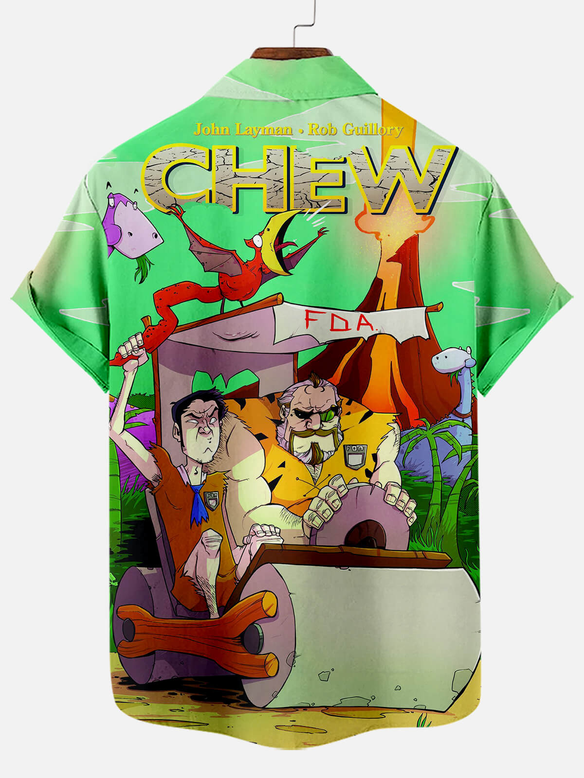 Chew Characters Cartoon  - Hawaiian Shirt