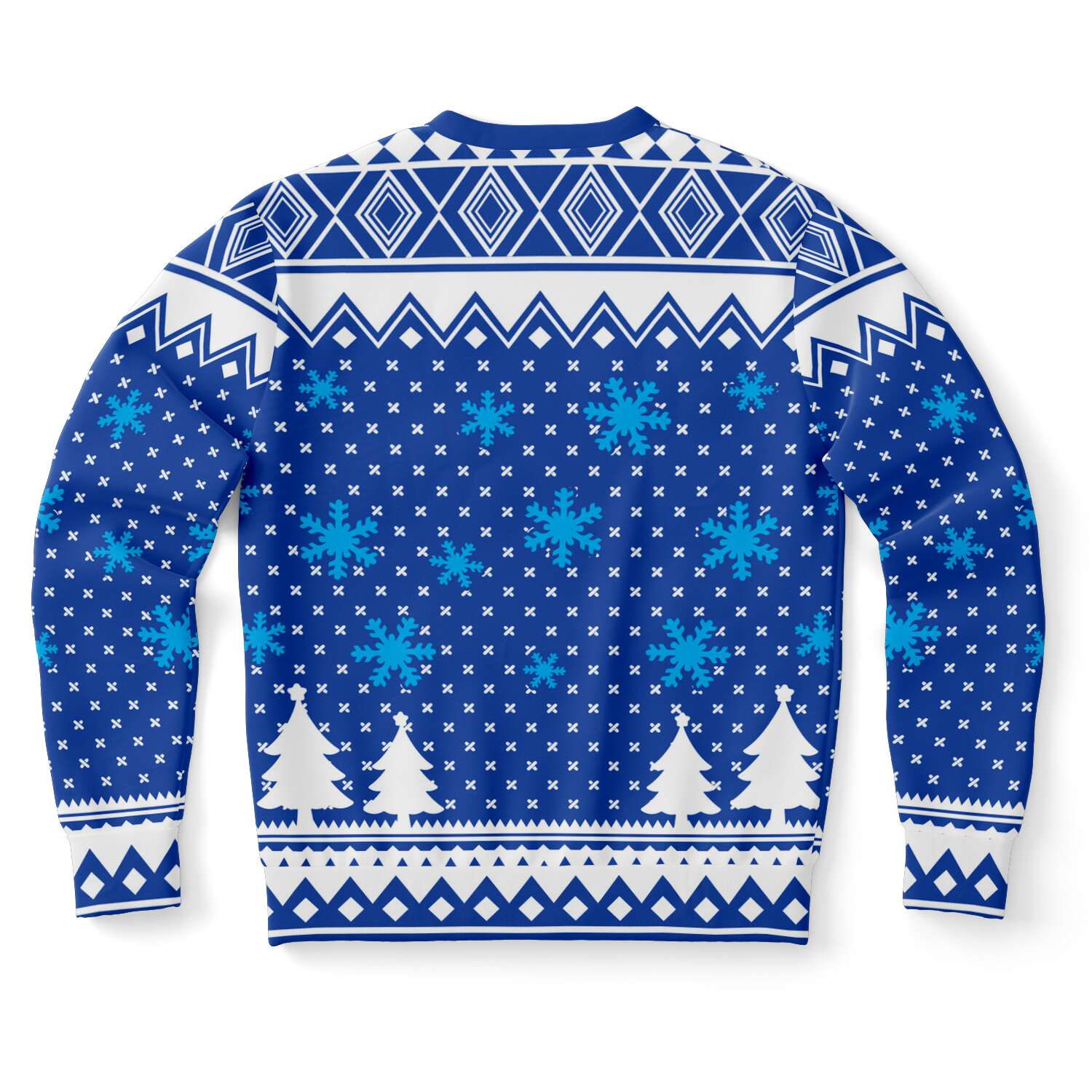 Cactus Prickly and Lit Blue Ugly Christmas Sweater