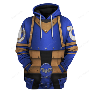 Warhammer Pre-Heresy Ultramarines Legion In Mark II Crusade - Fandom Hoodie Sweatshirt Sweatpants WHHS151 HSQT4143