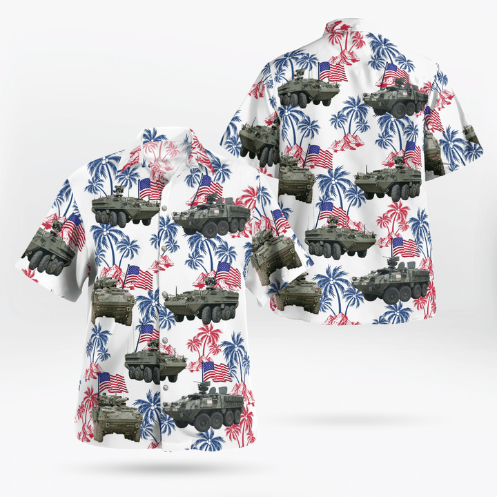 Us Army Stryker Tank Independence Day - Hawaiian Shirt