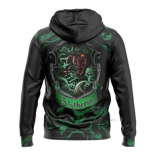 H.P Brave Like A Slytherin Cosplay Costume - Hoodie