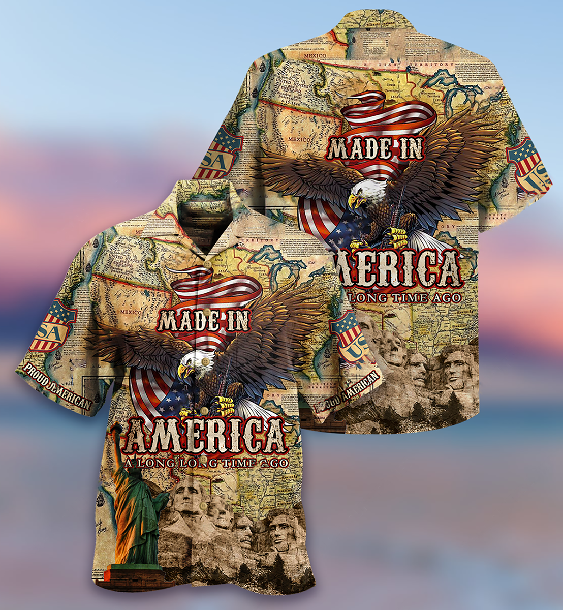 America Made In America Long Time Ago - Hawaiian Shirt