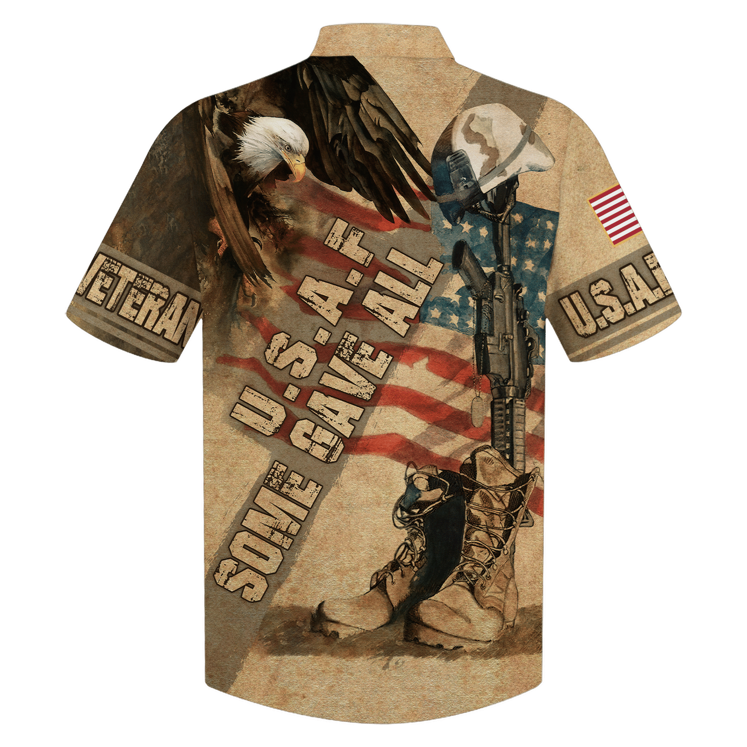 Veteran U.S.A.F All Gave Some - Hawaiian Shirt