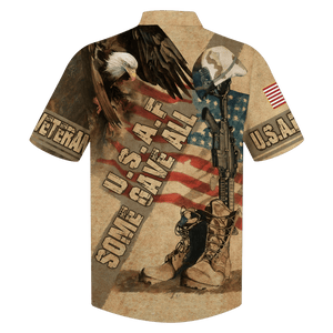 Veteran U.S.A.F All Gave Some - Hawaiian Shirt