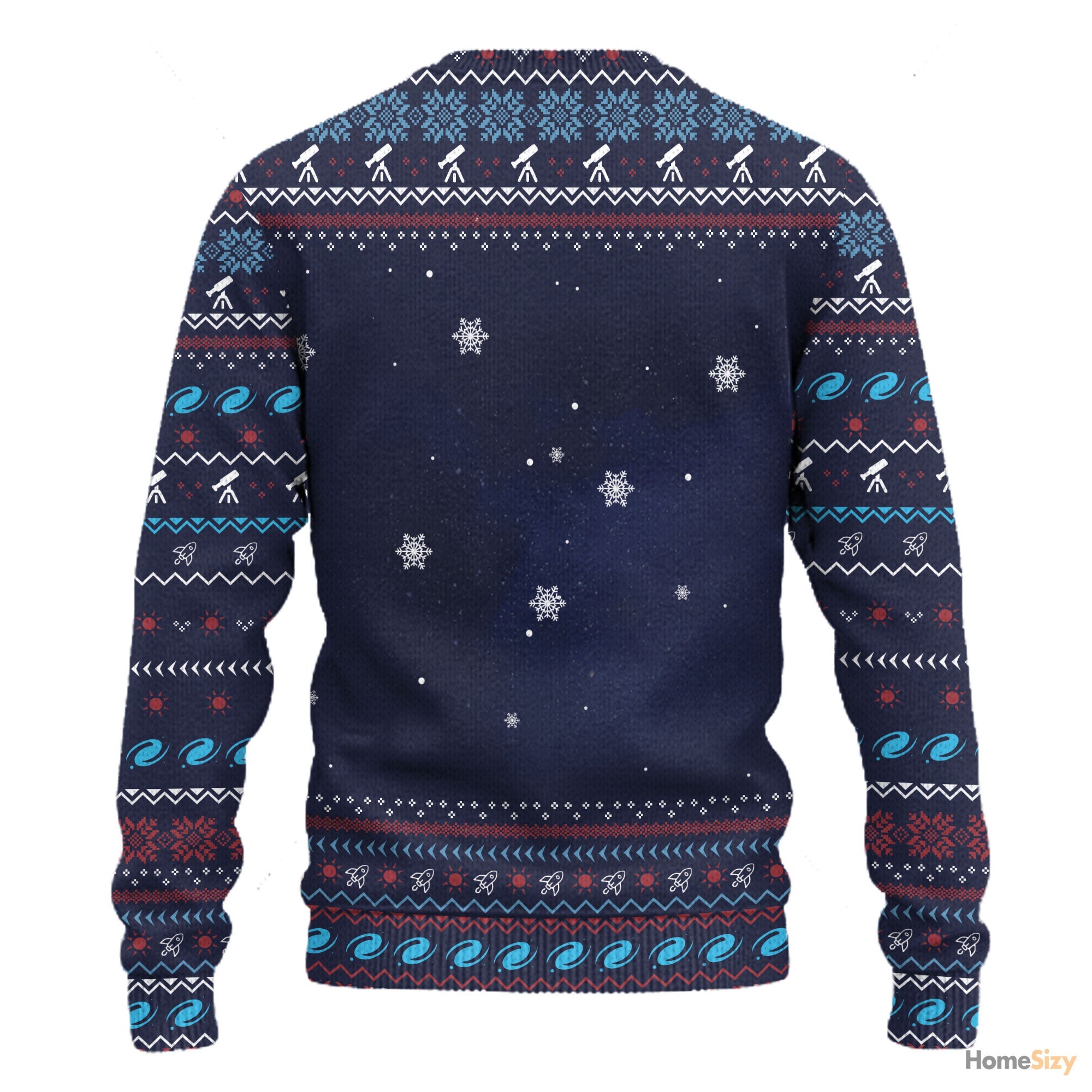 Nasa Retro Rocket Ugly Sweater - Best Gift For Christmas