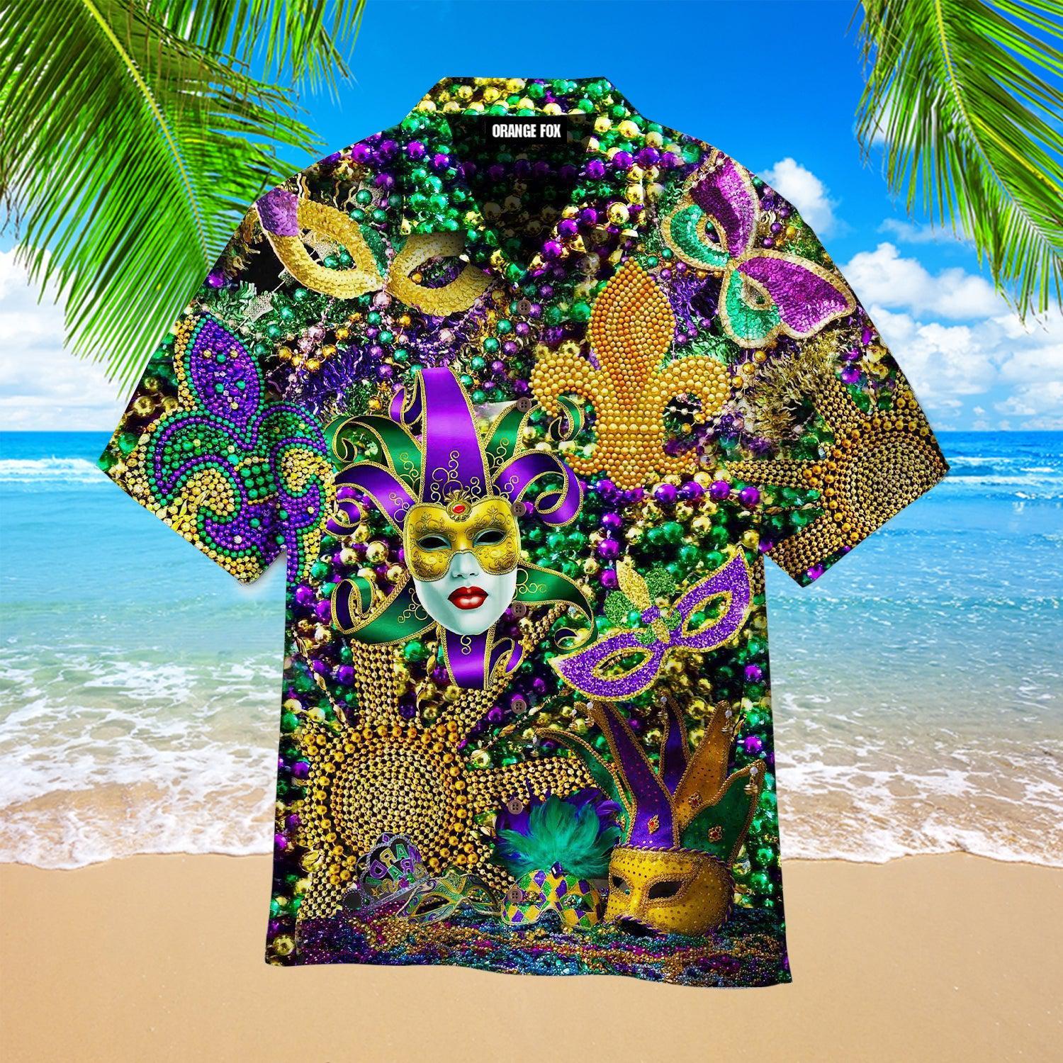 Mardi Gras Color Festival Hawaiian Shirt For Men & Women